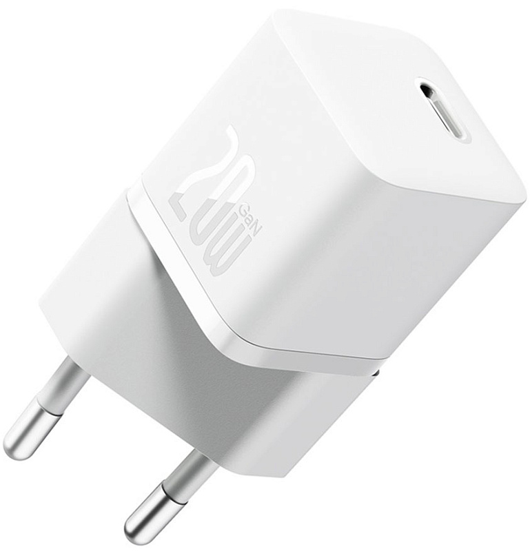 Baseus GaN5 Fast Charger mini 1C 20W (белый) фото 2 Baseus GaN5 Fast Charger mini 1C 20W (белый) фото 2