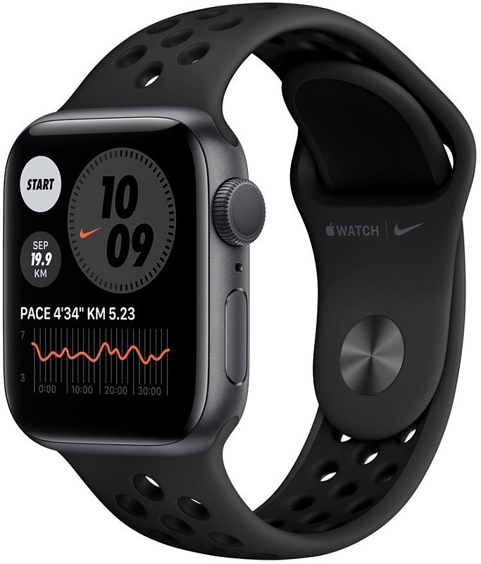 Apple Watch Series 6 Nike 40 мм (серый космос) фото 1 Apple Watch Series 6 Nike 40 мм (серый космос) фото 1