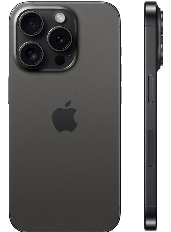 Apple iPhone 15 Pro 256GB A3104,2 SIM (черный титан) фото 1 Apple iPhone 15 Pro 256GB A3104,2 SIM (черный титан) фото 1