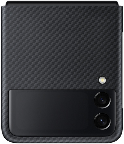 Aramid Cover для Samsung Galaxy Z Flip3 (черный) фото 7
