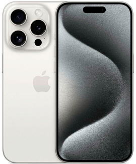 Apple iPhone 15 Pro 128GB (A3104, 2 SIM) (белый титан)