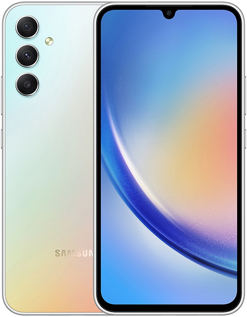 Samsung Galaxy A34 5G 6/128GB (серебристый)