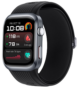 Huawei Watch D2, фторэластомер (черный)