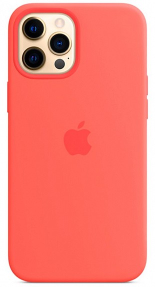 Apple для iPhone 12 Pro Max Silicone Case with MagSafe (розовый) фото 1