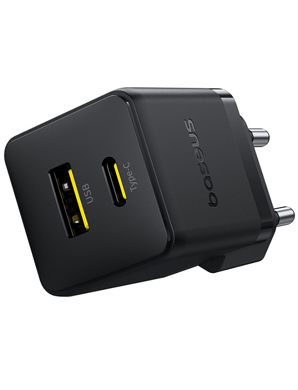 Baseus Palm Fast Charger C+U 20W (черный) фото 2
