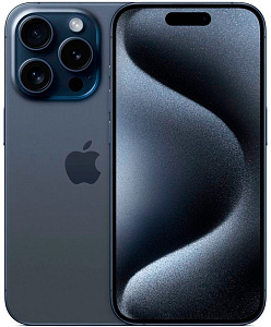 Apple iPhone 15 Pro Max 512GB, SIM+eSIM (синий титан)