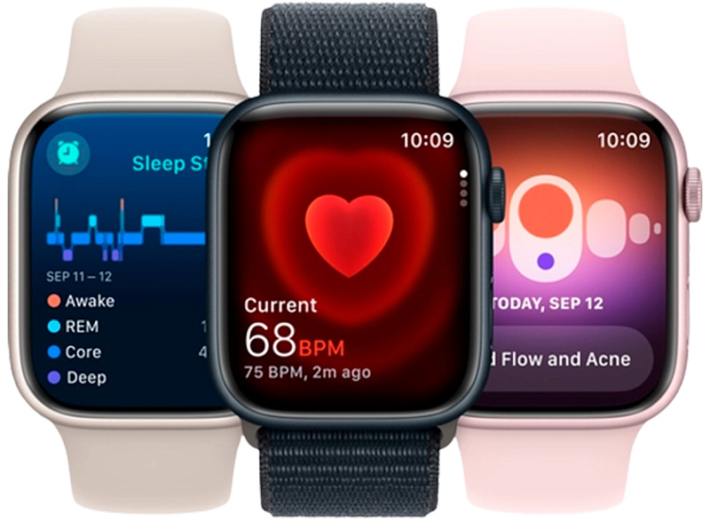 Apple Watch Series 9 41 мм (серебристый) фото 3 Apple Watch Series 9 41 мм (серебристый) фото 3