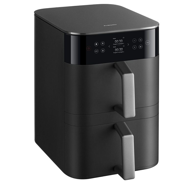 Xiaomi Smart Double Stack Air Fryer 12L (MAFDS1201, черный) фото 1