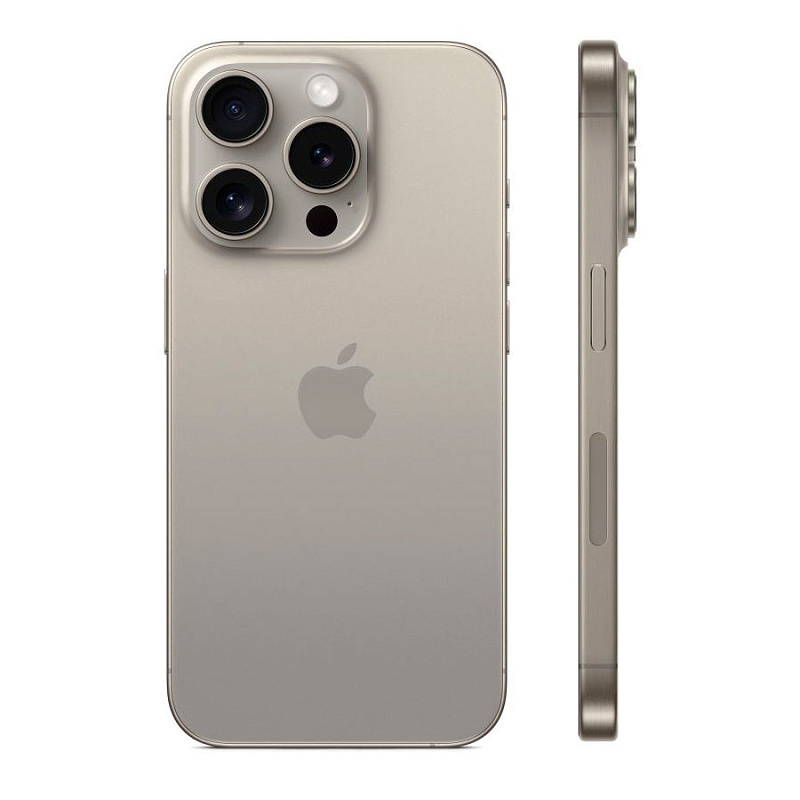 Apple iPhone 15 Pro 128GB, SIM+eSIM (природный титан) фото 3 Apple iPhone 15 Pro 128GB, SIM+eSIM (природный титан) фото 3