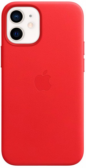 Чехол Apple для iPhone 12 mini Leather Case with MagSafe (PRODUCT)RED