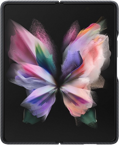 Silicone Cover для Samsung Z Fold3 (черный) фото 4