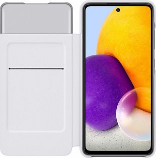 Чехол-книжка S View Wallet Cover для Samsung A72 (белый) фото 2