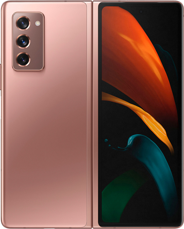 Смартфон Samsung Galaxy Z Fold2 F916 (бронза) фото 3