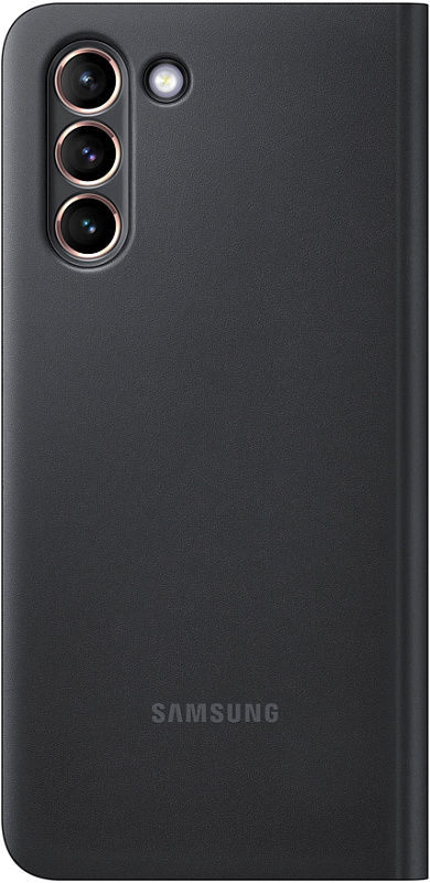 Чехол-книжка Smart Clear View Cover для Samsung S21 (черный) фото 1 Чехол-книжка Smart Clear View Cover для Samsung S21 (черный) фото 1
