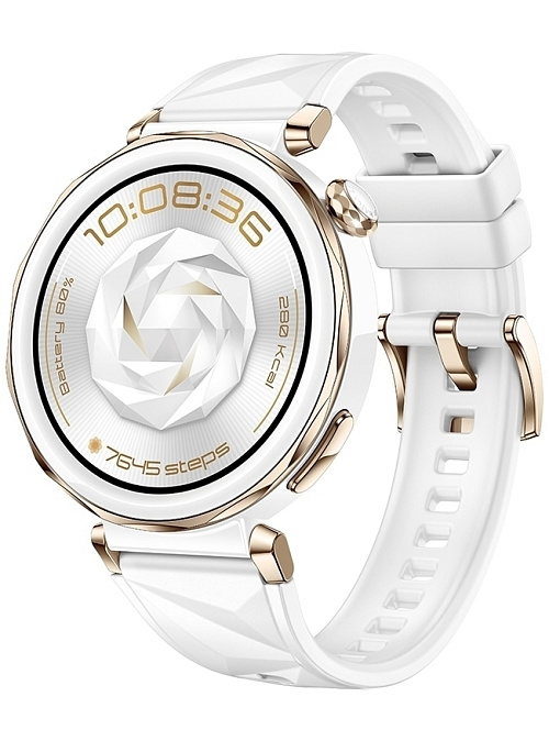 Huawei Watch GT 5 Pro 42 мм, фторэластомер (белый) Huawei Watch GT 5 Pro 42 мм, фторэластомер (белый)
