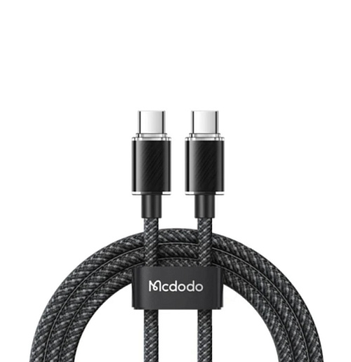McDodo 100W Type-C to Type-C Transparent 1.2 (черный) McDodo 100W Type-C to Type-C Transparent 1.2 (черный)
