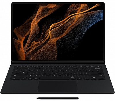 Чехол-обложка с клавиатурой для Samsung Galaxy Tab S8 Ultra (черный)