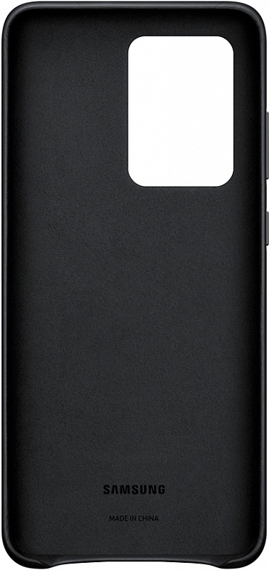 Leather Cover для Samsung Galaxy S20 Ultra (черный) фото 1