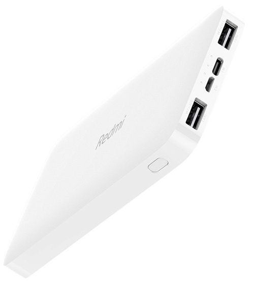Внешний аккумулятор Xiaomi Redmi Power Bank 10000 mAh (белый)