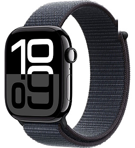 Apple Watch Series 10 46 мм (черный, нейлон)