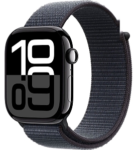 Apple Watch Series 10 46 мм (черный, нейлон)