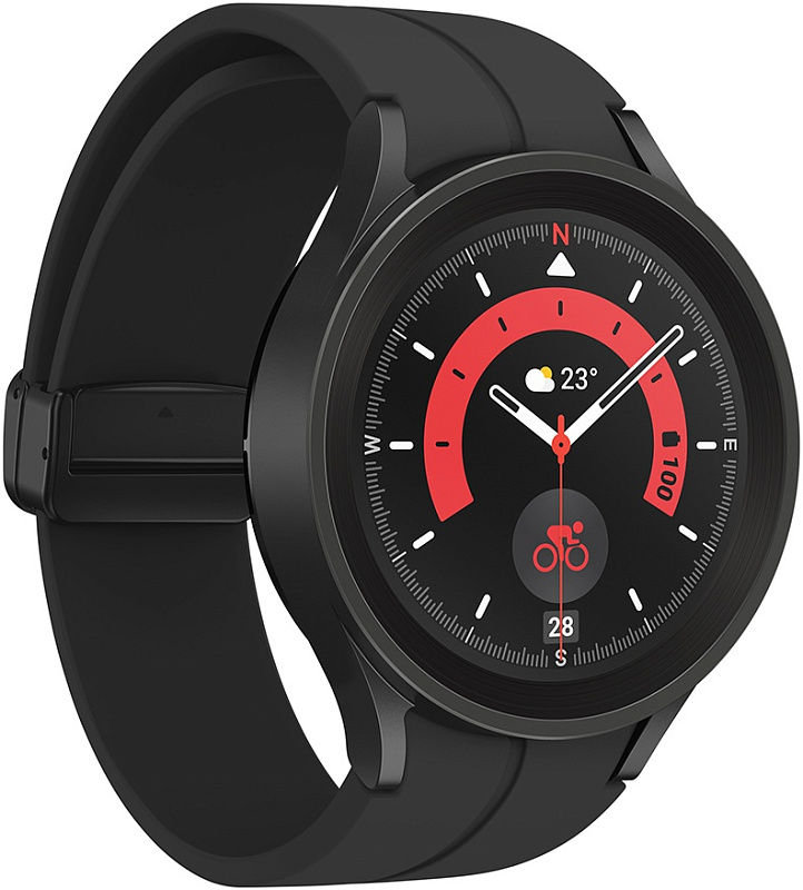 Samsung Galaxy Watch 5 Pro (черный титан) фото 1 Samsung Galaxy Watch 5 Pro (черный титан) фото 1