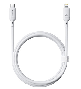 Baseus Silky Series Fast Charging Cable Type-C - Lighting 20W 1м (белый)