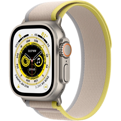 Apple Watch Ultra S/M + скретч-карта (желтый/бежевый) Apple Watch Ultra S/M + скретч-карта (желтый/бежевый)