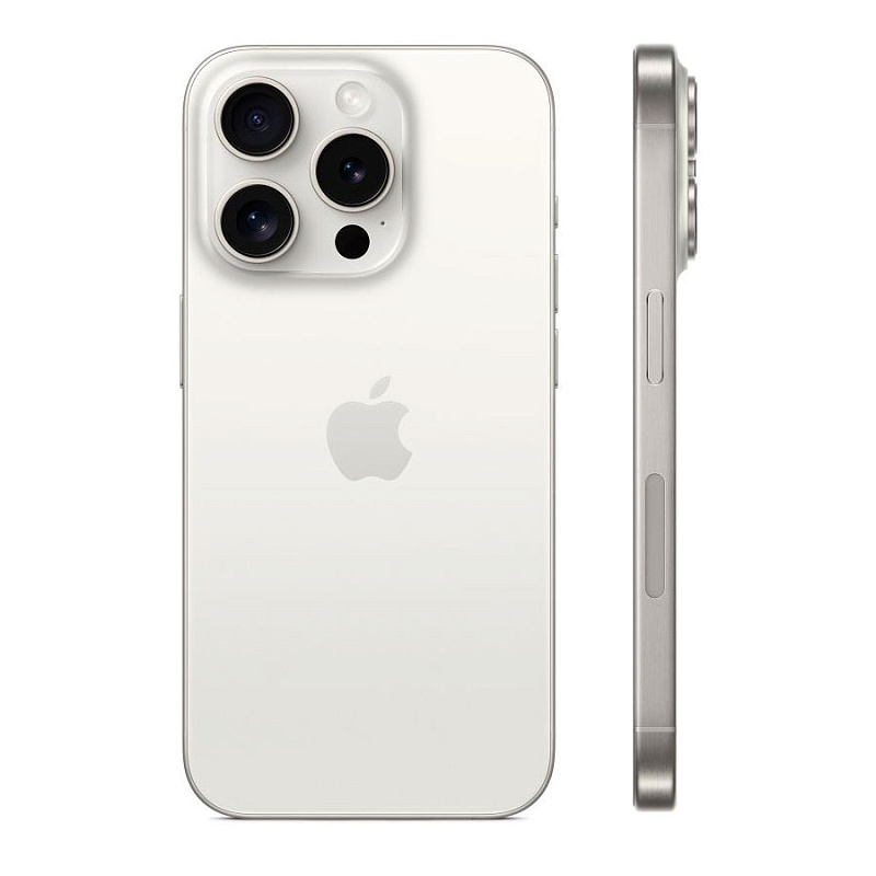 Apple iPhone 15 Pro 128GB, SIM+eSIM (белый титан) фото 3 Apple iPhone 15 Pro 128GB, SIM+eSIM (белый титан) фото 3