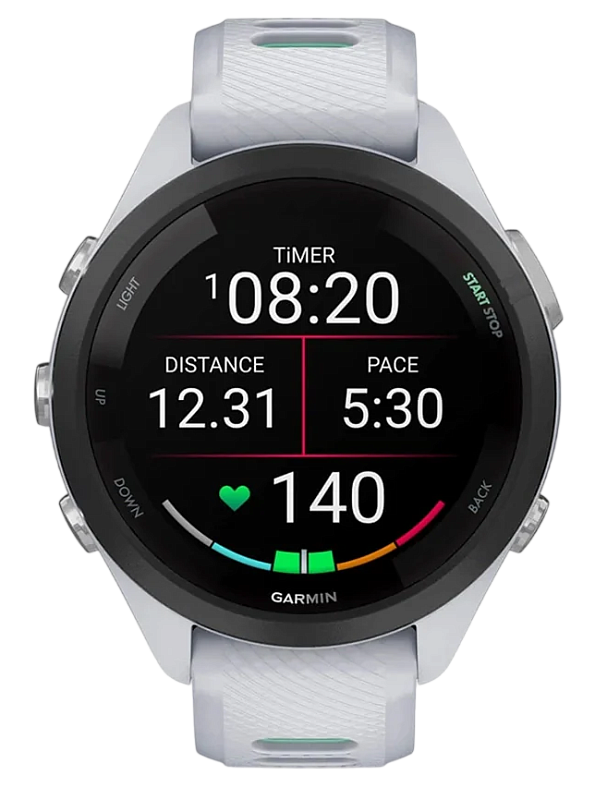 Garmin Forerunner 265S 42 мм (белый корпус/бело-мятный ремешок) фото 1