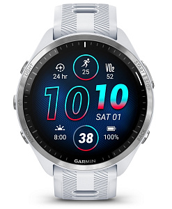 Garmin Forerunner 965 47 мм (белый корпус/бело-серый ремешок)