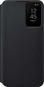 Smart Clear View Cover для Samsung S22+ (черный)