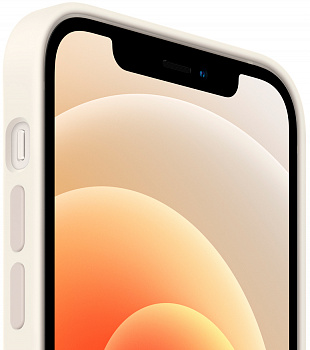 Чехол Apple для iPhone 12/12 Pro Silicone Case with MagSafe (белый) фото 1