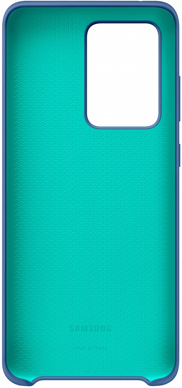 Silicone Cover для Samsung Galaxy S20 Ultra (синий) фото 1