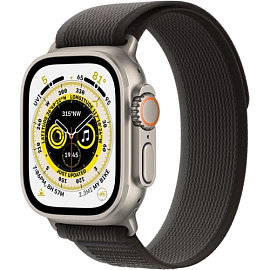 Apple Watch Ultra S/M + скретч-карта (черный/серый)