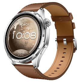 HONOR Watch 6 (коричневый, кожа)
