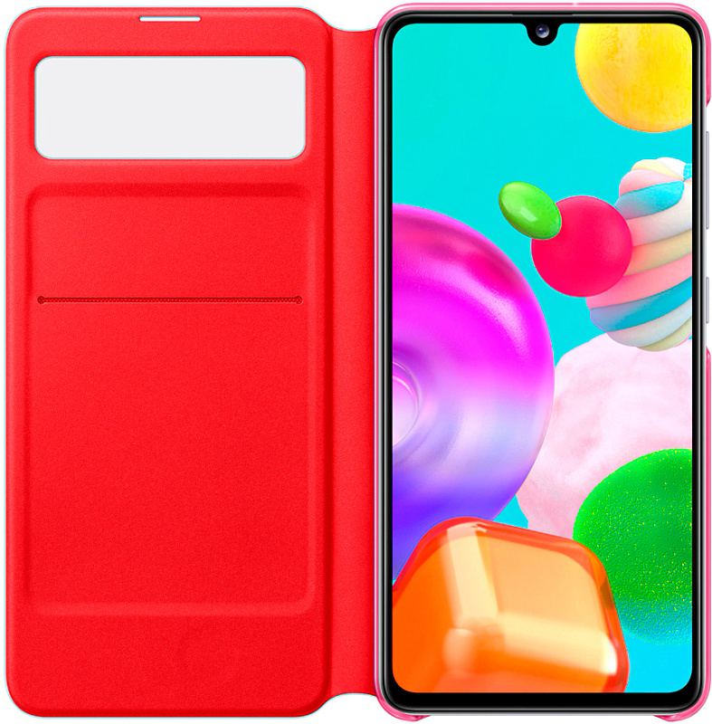 Чехол-книжка S View Wallet Cover для Samsung A41 (белый) фото 1