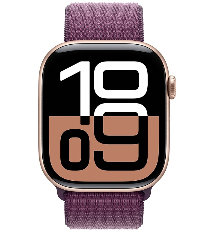 Apple Watch Series 10 46 мм (розовый, нейлон) фото 1 Apple Watch Series 10 46 мм (розовый, нейлон) фото 1