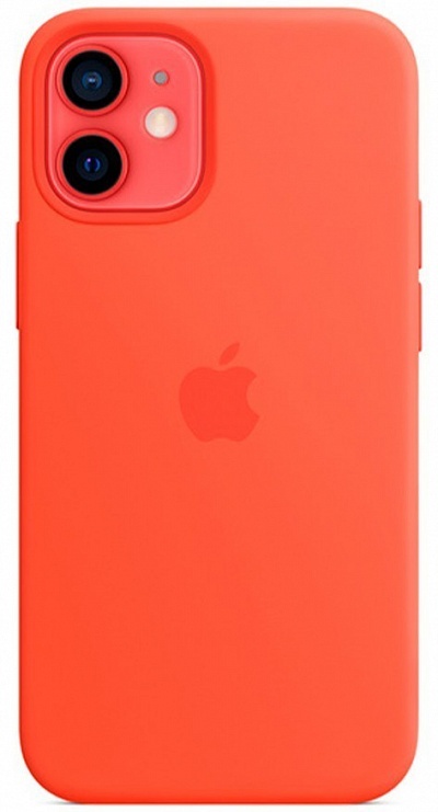 Apple для iPhone 12 mini Silicone Case with MagSafe (оранжевый) фото 2