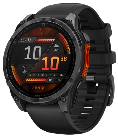 Garmin Fenix 8 AMOLED 47 мм (черный корпус/черный ремешок)