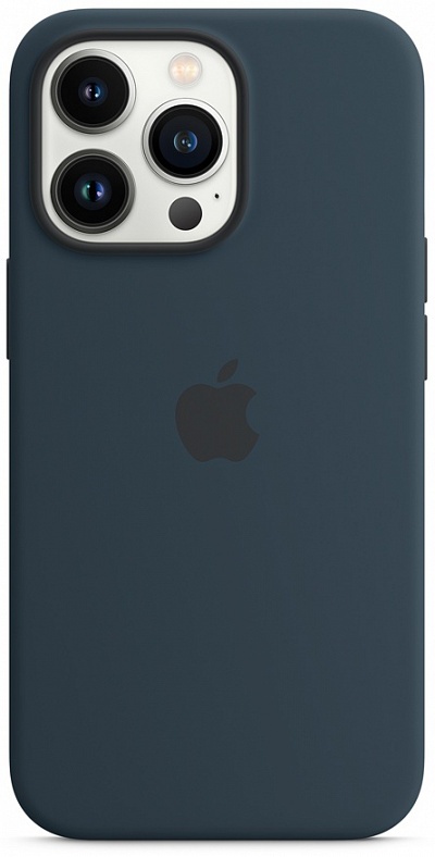 Apple для iPhone 13 Pro Silicone Case with MagSafe (синяя бездна) фото 2