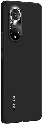 Чехол-накладка Silicone Rubber Case для Honor 50 (черный)
