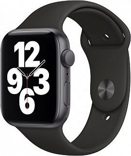 Смарт-часы Apple Watch SE 44 мм (серый космос / черный)