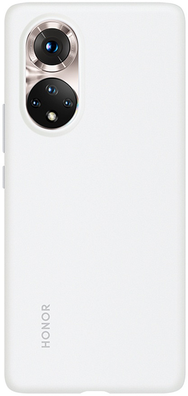 Silicone Rubber Case для Honor 50 (белый) фото 3