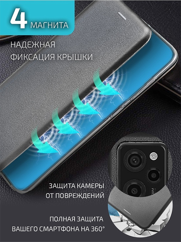 Volare Rosso Prime для POCO X5 Pro 5G (черный) фото 3