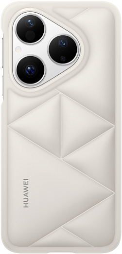 Cloud Vegan Leather Case для Huawei Pura 80 (серый)