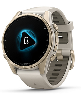 Garmin Fenix 8 AMOLED Sapphire 43 мм (бежевый корпус/песочный ремешок)