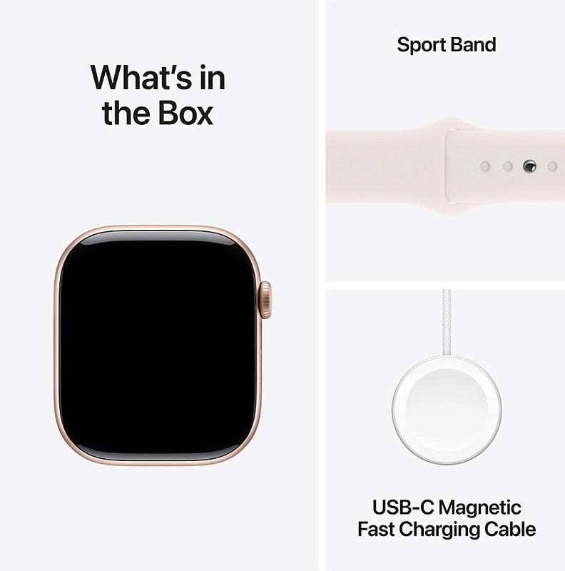 Apple Watch Series 10 42 мм (розовое золото корпус, розовый ремешок) фото 4 Apple Watch Series 10 42 мм (розовое золото корпус, розовый ремешок) фото 4
