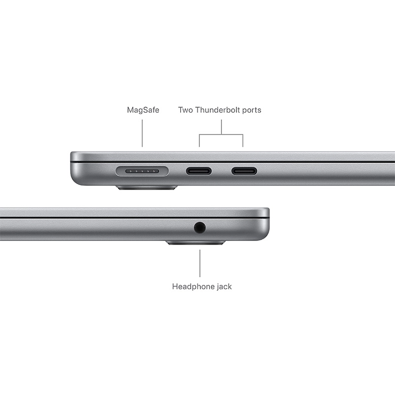 Apple Macbook Air 13" M3 2024 (MRXN3) 8/256GB (серый космос) фото 4 Apple Macbook Air 13" M3 2024 (MRXN3) 8/256GB (серый космос) фото 4