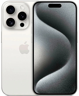 Apple iPhone 15 Pro Max 256GB, SIM+eSIM  (белый титан)